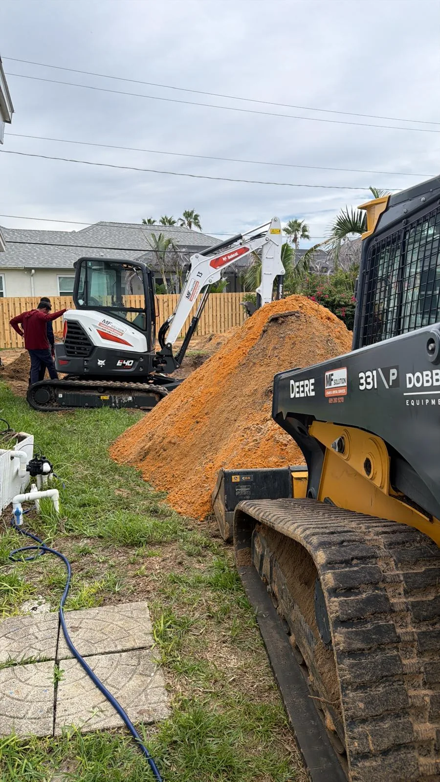 MF Solution excavation and grading project